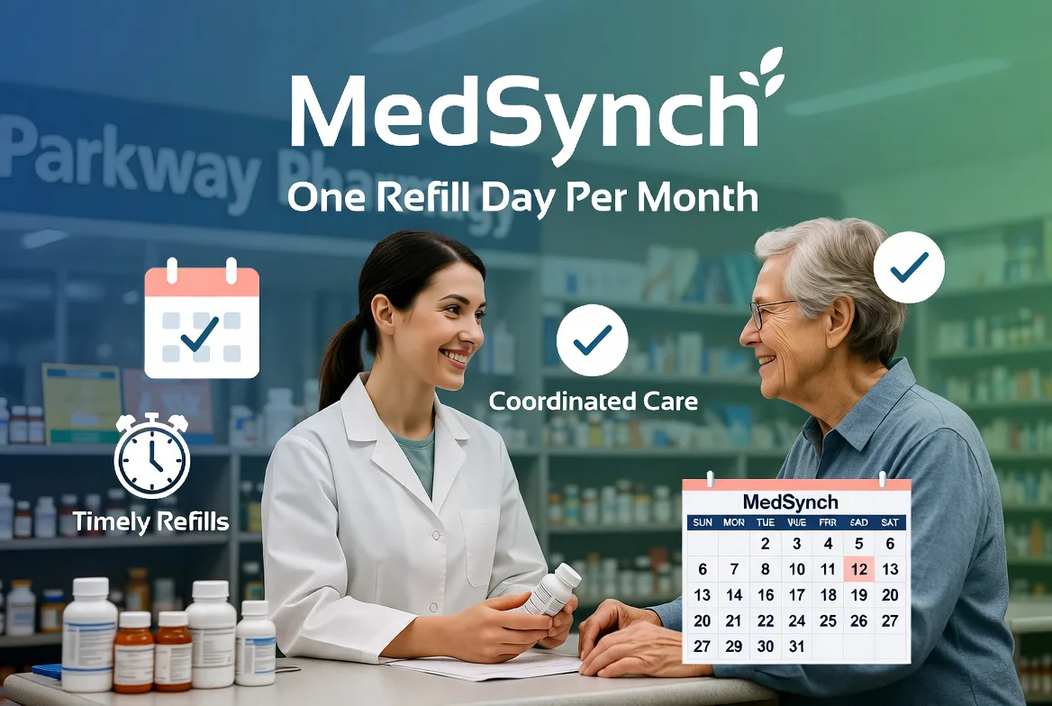 MedSynch refill alignment at Parkway Pharmacy