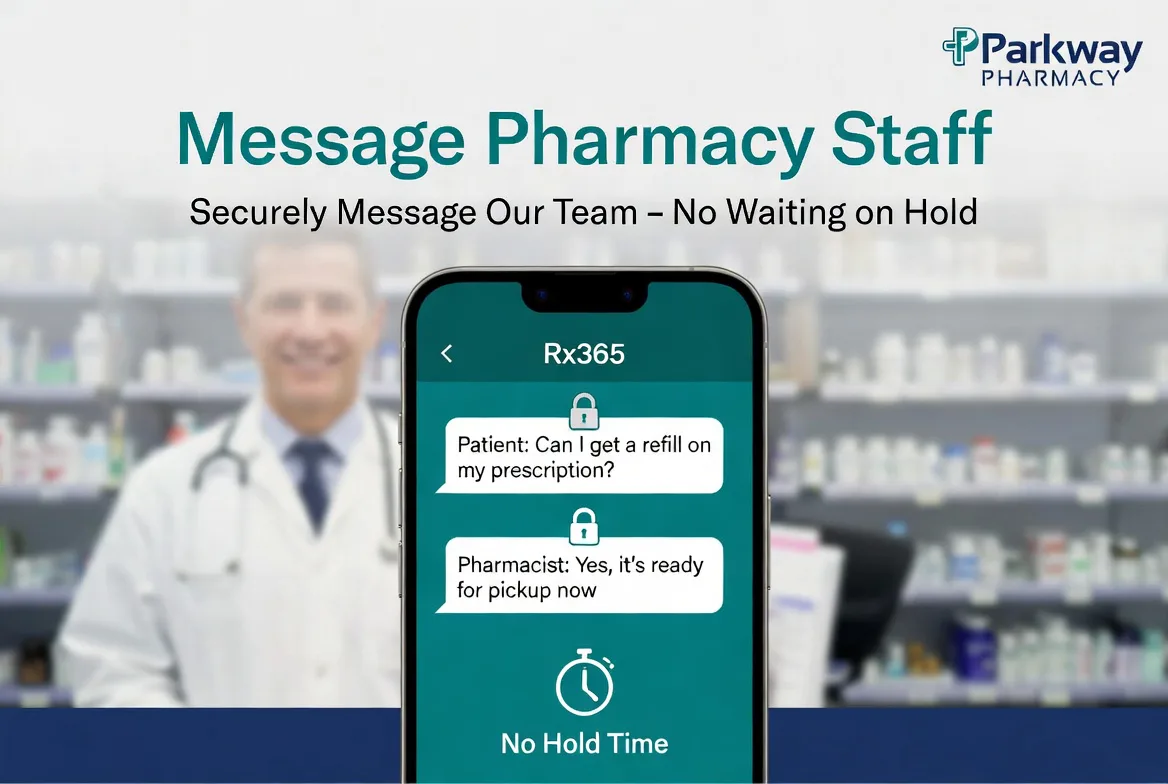 Messaging the Parkway Pharmacy team