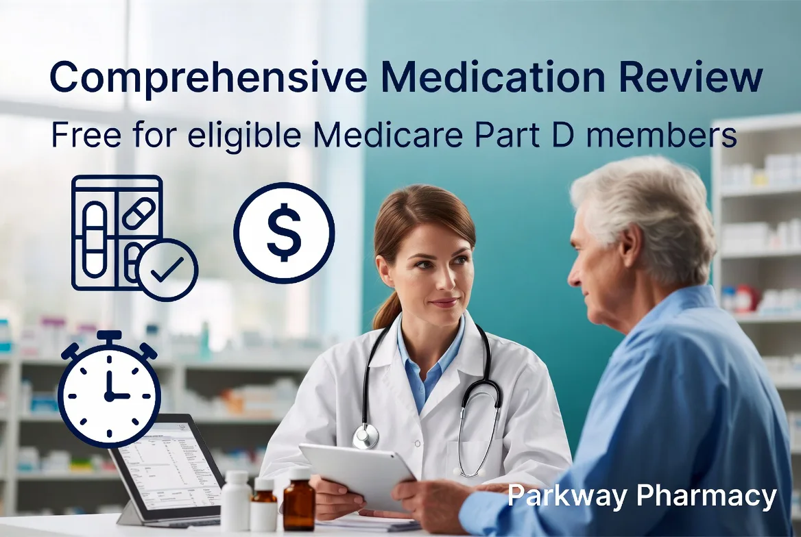 Comprehensive medicine review with a Parkway pharmacist