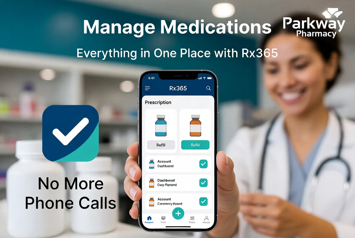 Managing prescriptions with Parkway Pharmacy