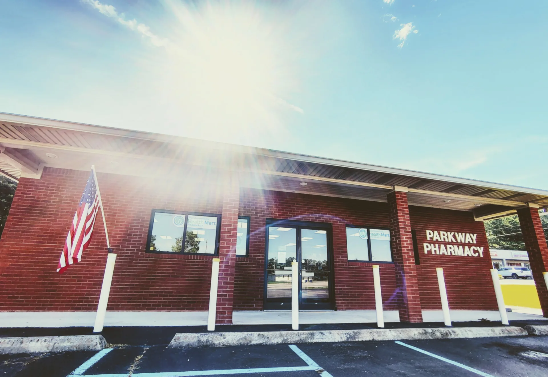 Parkway Pharmacy South storefront in Arab, Alabama